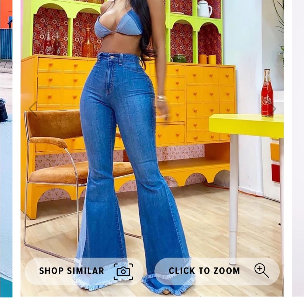 Bell bottom jeans